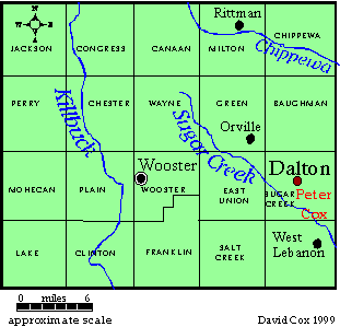 Wayne County, OH townships